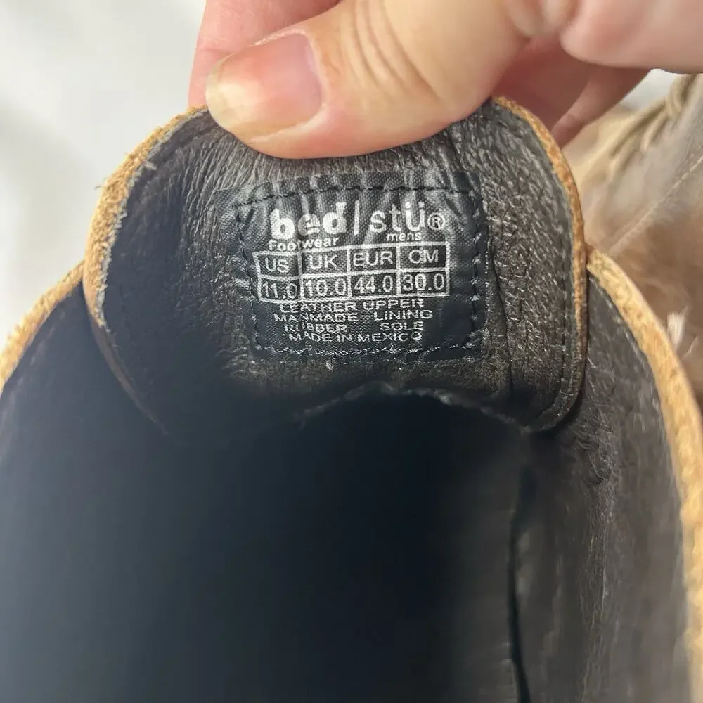 Bed Stu Men's Draco Chukka Boot Tan Men's Size 11